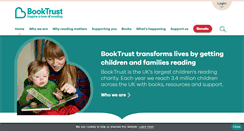 Desktop Screenshot of booktrust.org.uk