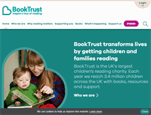 Tablet Screenshot of booktrust.org.uk